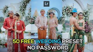 50 lightroom presets free download + password for wedding photography 2022