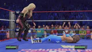 WWE 2K22 OXLEY HART VS SARA MICHAELS (WWF EUROPEAN CHAMPIONSHIP)