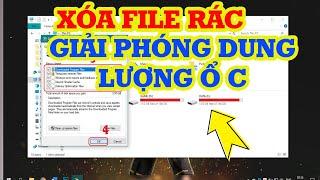 Cách xóa File rác giải phóng dung lượng ổ C trên máy tính