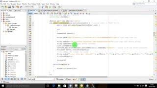 Export java code with Database (netbeans)