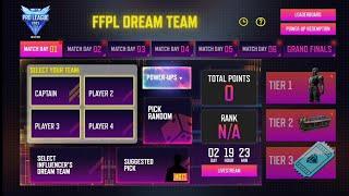 FREE FIRE NEW EVENT | HOW TO COMPLETE FFPL DREAM TEAM EVENT | FREE FIRE NEW UPDATE | FF NEW EVENT