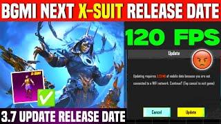 Why BGMI New X-Suit is a Game Changer | Bgmi 3.7 update 120 fps | Pubg/Bgmi 3.7 Update Release Date