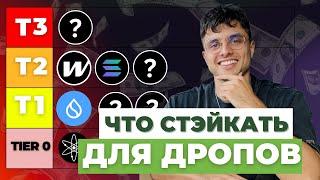 СОБРАЛ СТЭЙКИНГ ПОРТФЕЛЬ для АИРДРОПОВ и ДОХОДНОСТИ на ЯНВАРЬ 2025