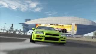 Need For Speed ProStreet - 1/2 Mile Drags With and Without Clutch with Nissan Skyline GT-R R34