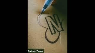 make a N️ tatto on your arm #short #trending #viral