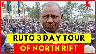 Inside William Ruto's 3-Day North Rift Tour: Panic Mode Activated!  What We Uncovered!