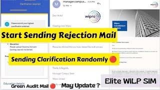 Rejection mail by Wipro | Sending Clarification Randomly | Wipro assessment guidelines mail