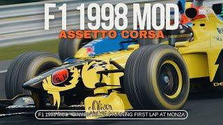 Assetto Corsa F1 1998 Mod - Damon Hill’s Stunning First Lap at Monza!