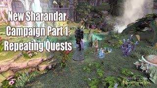 Neverwinter 2023 MMO Chronicles New Sharandar Campaign Part 1 Repeating Quests