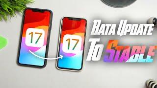 How To Update iOS 17 Beta To Stable Version | How To Update iOS 17 Beta To Final Update | iOS 17