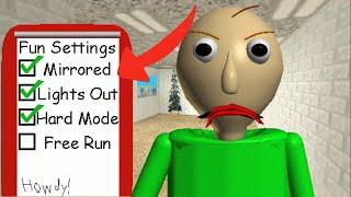 Baldi's Basics Classic Remastered | Classic Style ALL FUN SETTINGS!