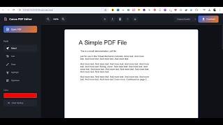 Build a Adobe Acrobat or Canva PDF Editor in Browser Using jsPDF & PDF-LIB in HTML & Javascript