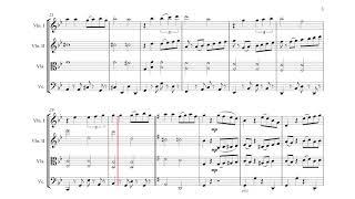 Por Una Cabeza - for String Quartet (Sheet Music)
