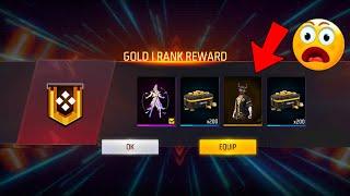 GOLD RANKED 4  AMAZING REWARDS  4 FREE ITEMS  FREE FIRE