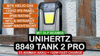 Unboxing: 8849 Tank 2 Pro mit DLP Beamer (Unihertz)