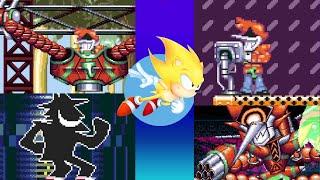 Sonic 3 & Tenna  (All Bosses as Super Sonic)  Pt2