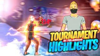 GRINDING FOR THE BEST|| FREE FIRE MAX TOURNAMENT HIGHLIGHTS || BY AIMGOD