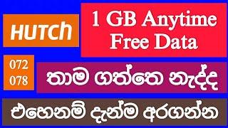 Hutch free data | Hutch free data sinhala | SL Viji