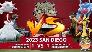 Pokémon VGC James Evans vs Jeudy Azzarelli 2023 San Diego Regional Championship VG Day1 Swiss R9