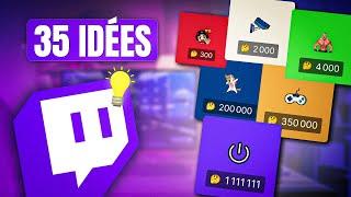 35 Idées de Récompenses en Points de Chaîne Twitch