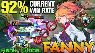 Supreme No.1 Fanny with 92% Win Rate S26! - Top 1 Global Fanny by「ᴛᴇᴋ」- Mobile Legends