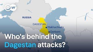 Gunmen launch deadly attacks in Russia's Dagestan region | DW News