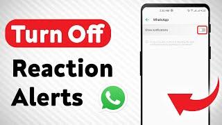 How to Turn Off Reaction Notifications on WhatsApp (Updated)