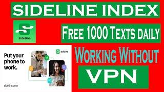How to Login Create Sideline Index 2024 In Pc Method Send Text Messages Free Without Vpn