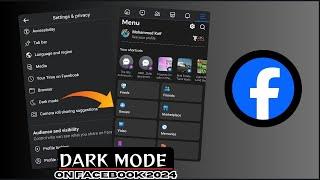 How To Enable Dark Mode On Facebook | Turn On Dark Mode In Facebook Account 2024