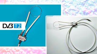 Antenna DVB - How to make easy antenna for digital TV - Antena TDT Ideia Genial / Антенна Т2 / #dvb