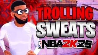 TROLLING SWEATS W/ THE UGLIEST JUMPSHOT IN THE COMP STAGE ON NBA 2K25! HILARIOUS REACTIONS