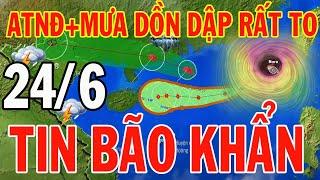 Dự báo thời tiết hôm nay và ngày mai 24/6/2024 | Dự báo thời tiết đêm nay mới nhất