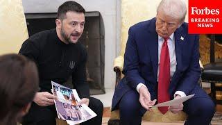 Zelensky To Trump: 'I Wanted To Share With You Some Some Images' Of Ukrainian Prisoners In Russia