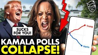 PANIC: Kamala Poll Numbers COLLAPSE, Fake Lead EVAPORATES After Debate | 'Worse Than Biden!'