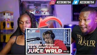 Couple REACTS To Juice Wrld Freestyle - (MOUV) *REACTION!!!*