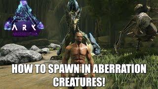 HOW TO SPAWN IN ABERRATION DINOS/CREATURES - ROCK DRAKE AND MORE!