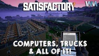 Satisfactory - EP10 - Trucks, Computers, Heavy Modular Frames & Fuel Generators! - [WitMan]