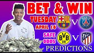 Football Prediction Today 16-04-2024  |  Betting tips Today | Europa Champions league Prediction