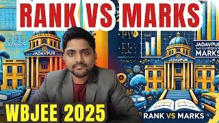 WBJEE 2025 RANK VS MARKS | JADAVPUR UNIVERSITY ALL CATEGORY MARKS REQUIRED | CUT OFFS