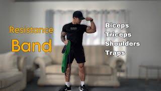 Resistance band Arms workout