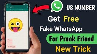 Fake WhatsApp number US VIRTUAL Number for Creating WhatsApp with us number