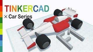 43) F1 Racing Car with Tinkercad x Car | 3D modeling How to make and design