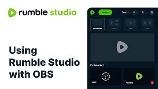 How To Connect OBS with Rumble Studio