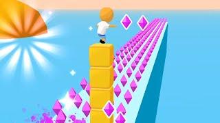 Cube Surfer Gameplay Level 21-40 - Voodoo Game. Senfo Games