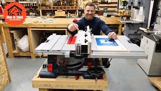 Upgrading My Bosch GTS 10XC Table Saw With a Router Table and Fence from Sauter Shop.