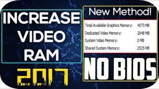 How To Increase Dedicated Video Ram Memory WITHOUT BIOS - New Method, UPDATED