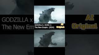 AI transformed GODZILLA x KONG 2 into an INCREDIBLE ANIMATION!  #shorts