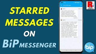 How to Bookmark Any Message on BiP Messenger