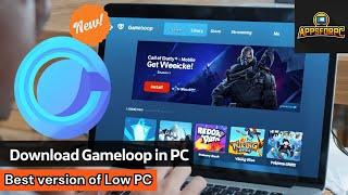 How To Download Gameloop Emulator on PC & Laptop | Works on Low-End PC