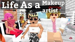 Being an MakeUp Artist/Hairdresser  in BloxBurg! - Roblox